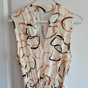 Dress Made In Italy - NWT - Sleeveless Dress - Multicolor Print - Summer Dress